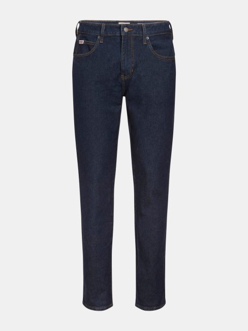 Guess Pantalon En Denim Coupe Slim Bleu Foncé