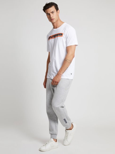 Tee Shirt Logo Devant Blanc Guess Nouvelle Tendance