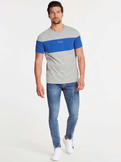 Pantalon En Jean Bleu Clair Guess Coupe Skinny Nouvelle Tendance