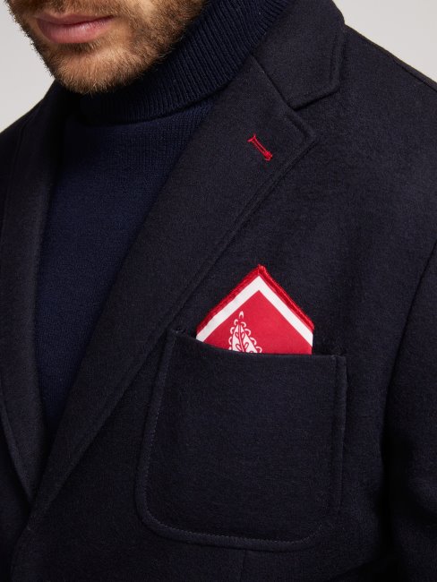 Guess Blazer Bleu Avec Poches