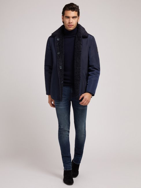 Veste Réversible Bleu Guess