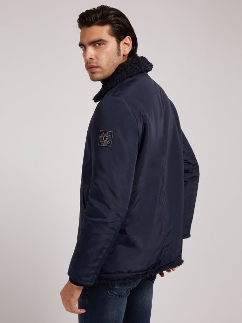 Veste Réversible Bleu Guess