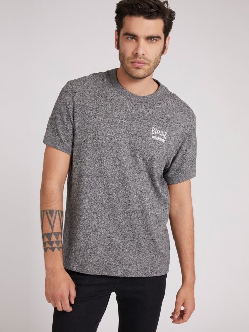 T-shirt Gris à Logo Sur Le Devant