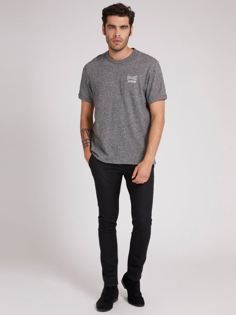 T-shirt Gris à Logo Sur Le Devant