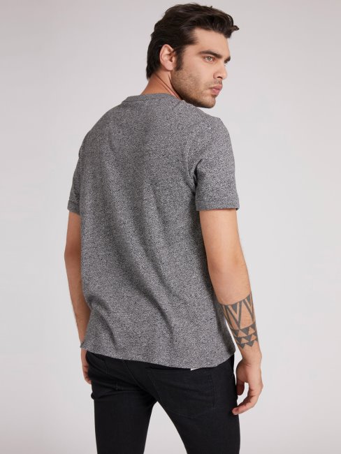 T-shirt Gris à Logo Sur Le Devant