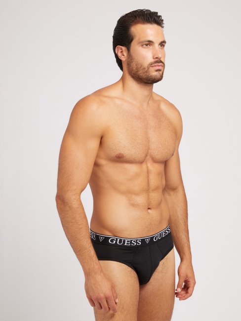 Guess Pack 5 Boxers Avec Bande Logo Bleu