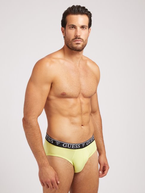 Guess Pack 5 Boxers Avec Bande Logo Bleu