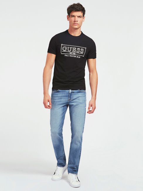 Pantalon Denim Coupe Slim Guess Left