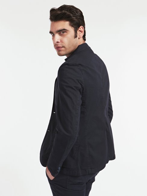 Guess Blazer Coupe Slim Bleu Multi