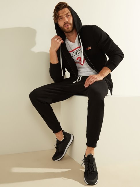 Sweat Zippé Guess Noir