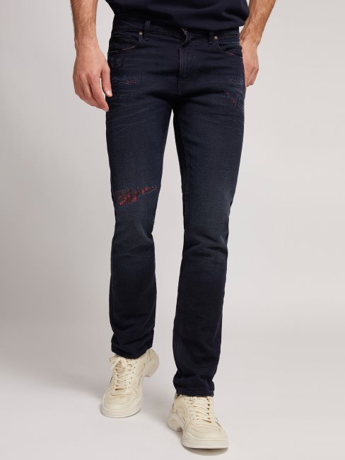 Pantalon Denim Slim Rouge Guess