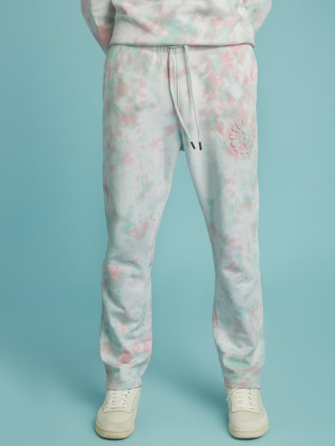 Pantalon Avec Logo Devant Guess Multi Rose