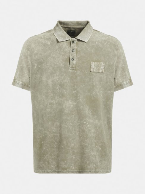 Polo Gris Effet Usé Guess