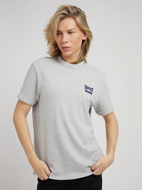 Tee Shirt Logo Devant Gris Multi Guess