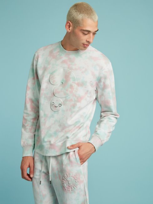 Sweat Tie-dye Guess Multi Rose