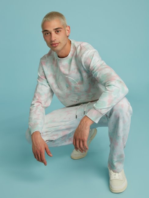 Sweat Tie-dye Guess Multi Rose