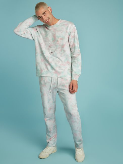 Sweat Tie-dye Guess Multi Rose