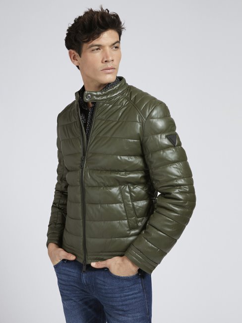 Veste Matelassée Verte Guess