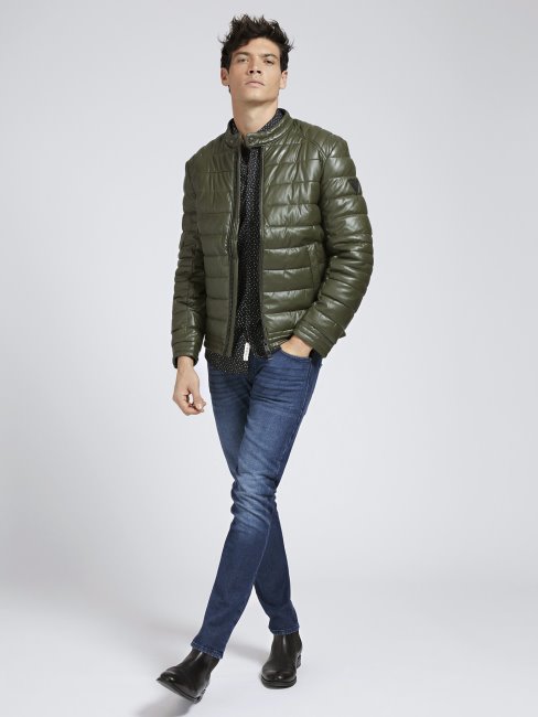 Veste Matelassée Verte Guess