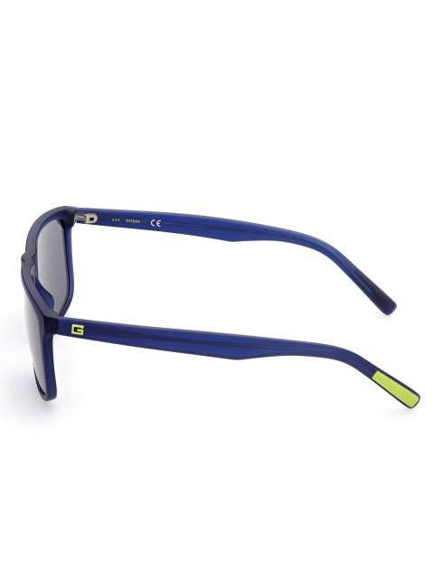 Lunettes De Soleil Rectangulaires Bleues Guess