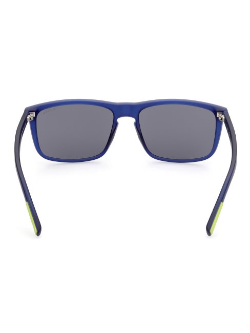 Lunettes De Soleil Rectangulaires Bleues Guess