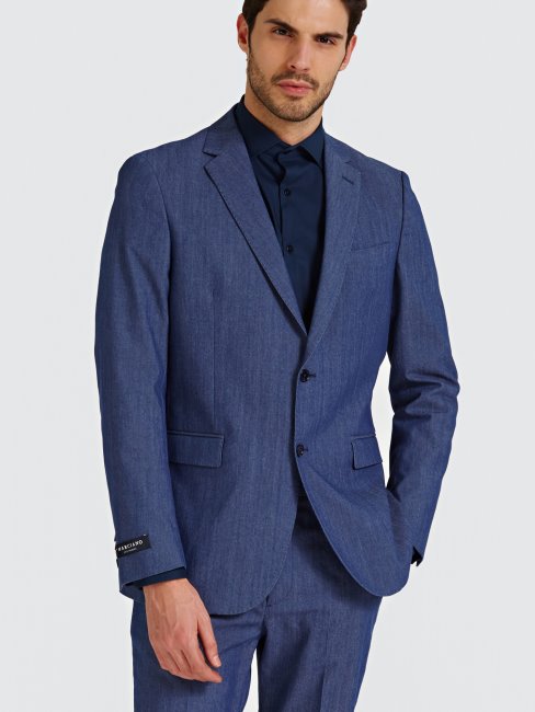 Blazer Classique Marciano Bleu Guess