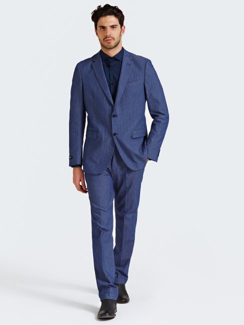 Blazer Classique Marciano Bleu Guess