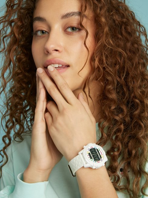 Montre Numérique Guess Motif Multicolore