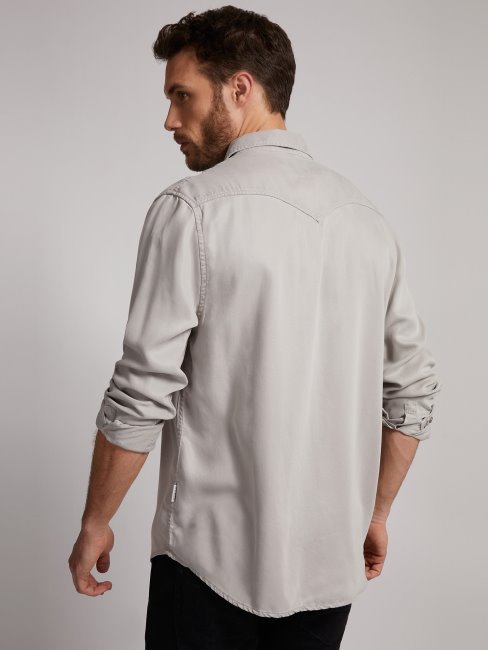 Chemise Slim Grise Guess