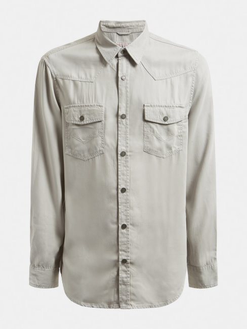 Chemise Slim Grise Guess