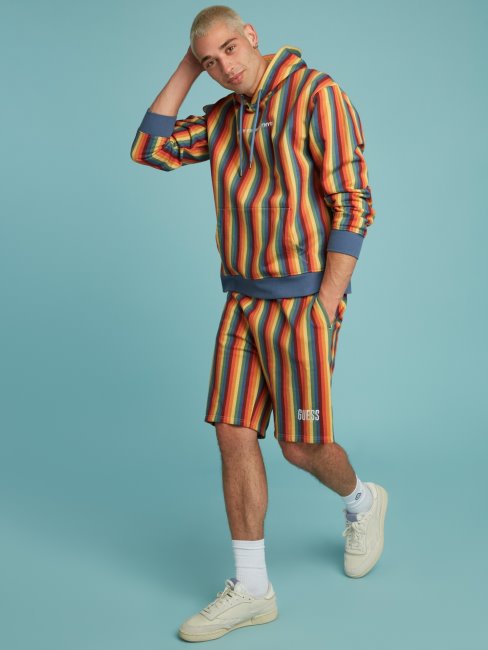 Guess Short Motif Rayé Multicolore