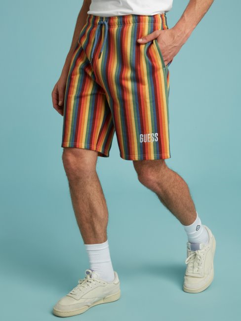 Guess Short Motif Rayé Multicolore