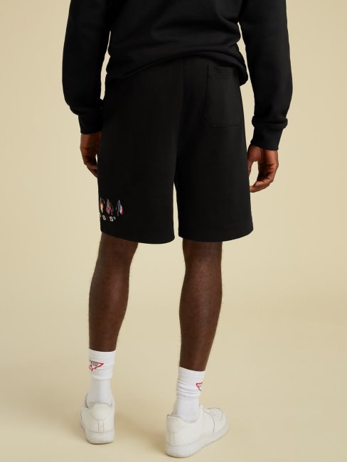 Short à Cordon Logo Noir Guess