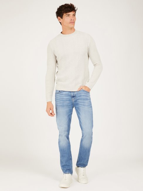 Pull Col Rond Beige Guess