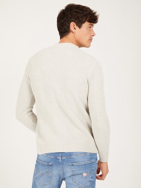 Pull Col Rond Beige Guess