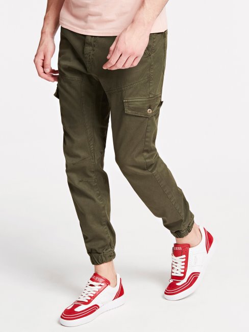 Pantalon Slim Vert Guess