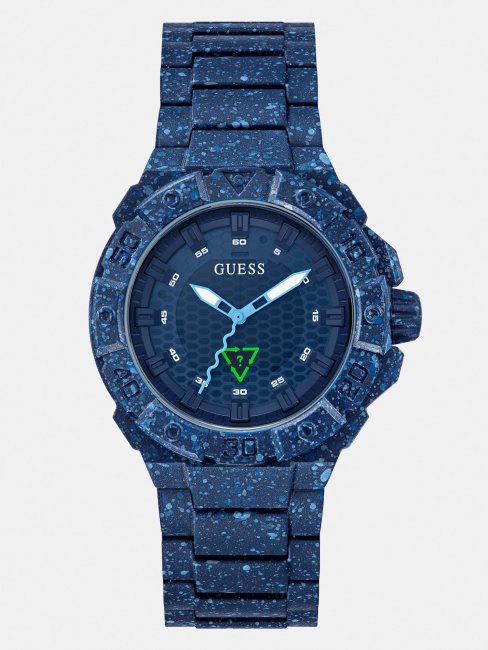 Montre Analogique En Plastique Recyclé Noir Guess