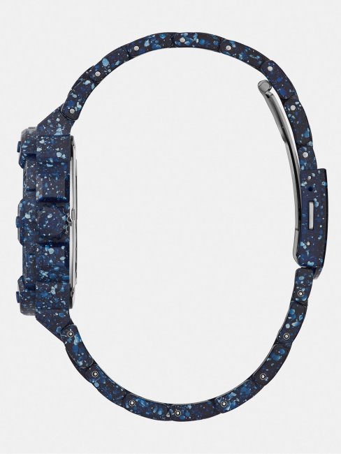 Montre Analogique En Plastique Recyclé Noir Guess