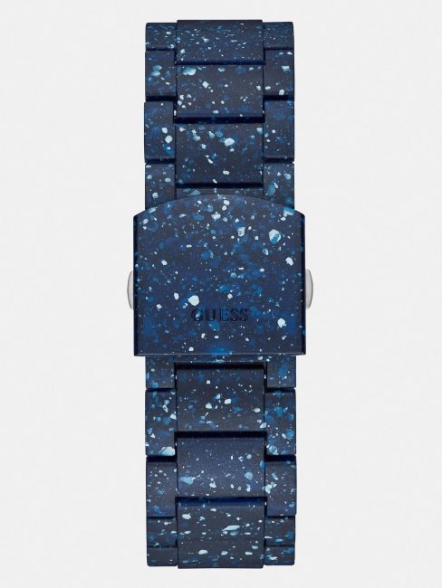 Montre Analogique En Plastique Recyclé Noir Guess