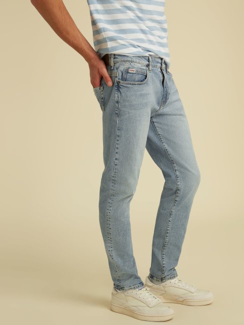 Guess Pantalon En Jean Bleu Regular