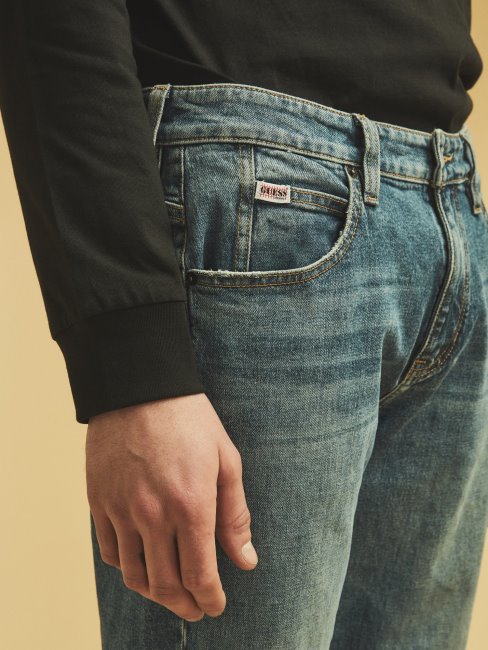 Guess Pantalon En Jean Bleu Regular