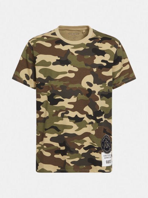 T-shirt Imprimé Camouflage Guess