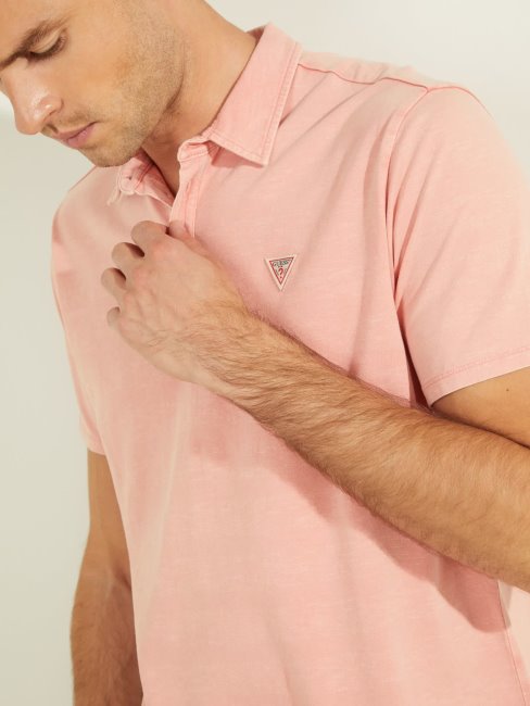 Guess Rose Polo Triangle à Logo