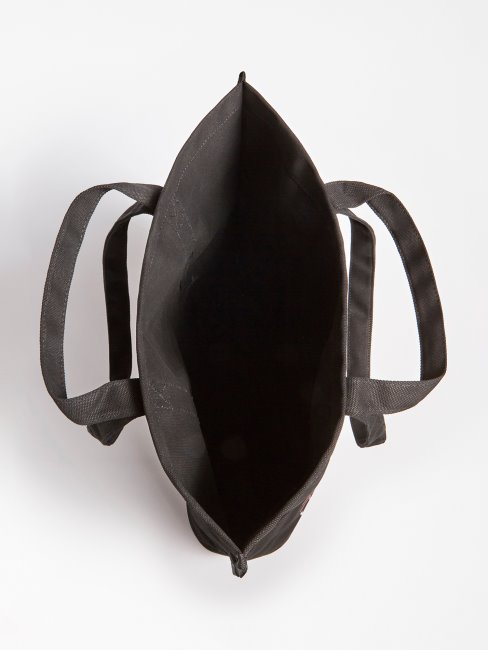 Guess Sac En Toile à Logo Noir