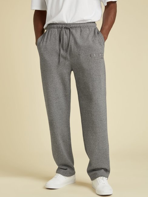 Guess Logo Pantalon De Jogging Gris
