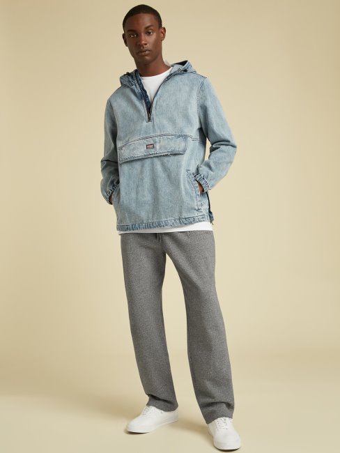 Guess Logo Pantalon De Jogging Gris