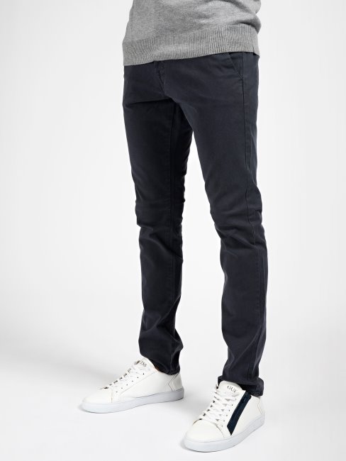 Pantalon Skinny Imprimé Sur L'ensemble Guess Bleu Multi