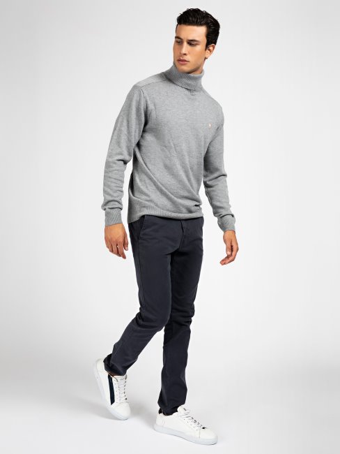 Pantalon Skinny Imprimé Sur L'ensemble Guess Bleu Multi