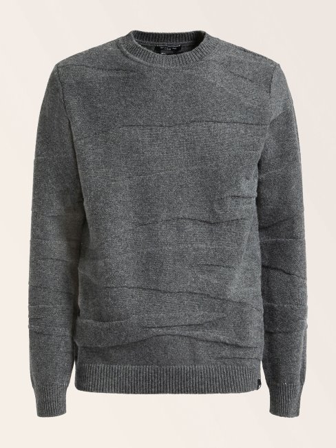 Pull En Laine Mélangée Marciano Marron Multi Guess