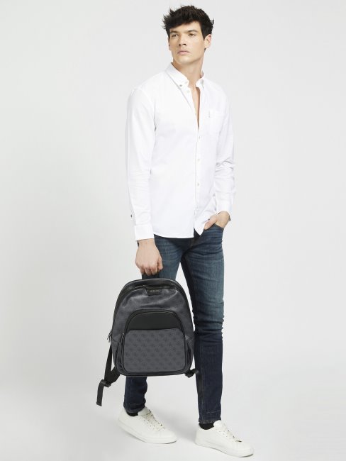 Sac à Dos Logo Vezzola 4g Noir Guess